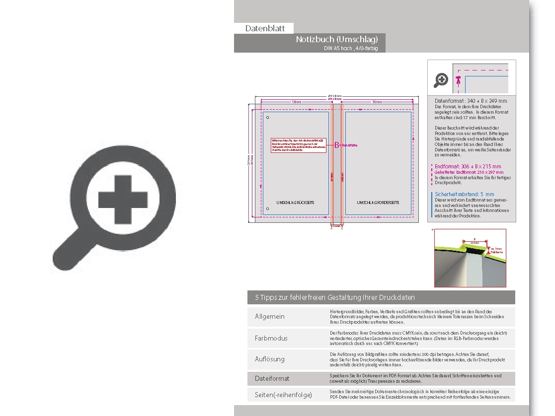 Product Bild notizbuch_din_a5_hoch__umschlag__hardcover_4_0-farbig__inhalt__256_karierte_inhaltsseiten