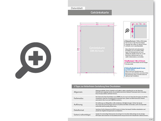Product Bild getr__nkekarte_mit_3-fach_drahtheftung__endformat_din_a5__32-seitig