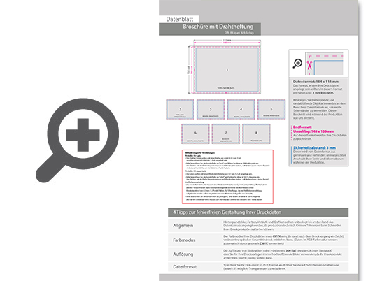 Product Bild brosch__re_mit_drahtheftung__endformat_din_a6_quer__44-seitig