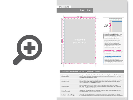 Product Bild brosch__re_mit_drahtheftung__endformat_din_a4__48-seitig