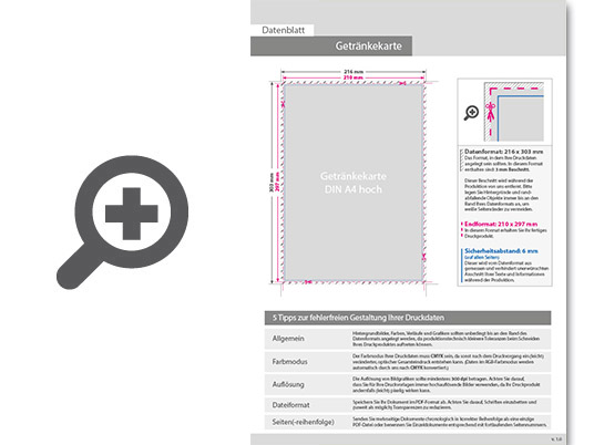 Product Bild getr__nkekarte_mit_metall-spiralbindung__endformat_din_a4__20-seitig