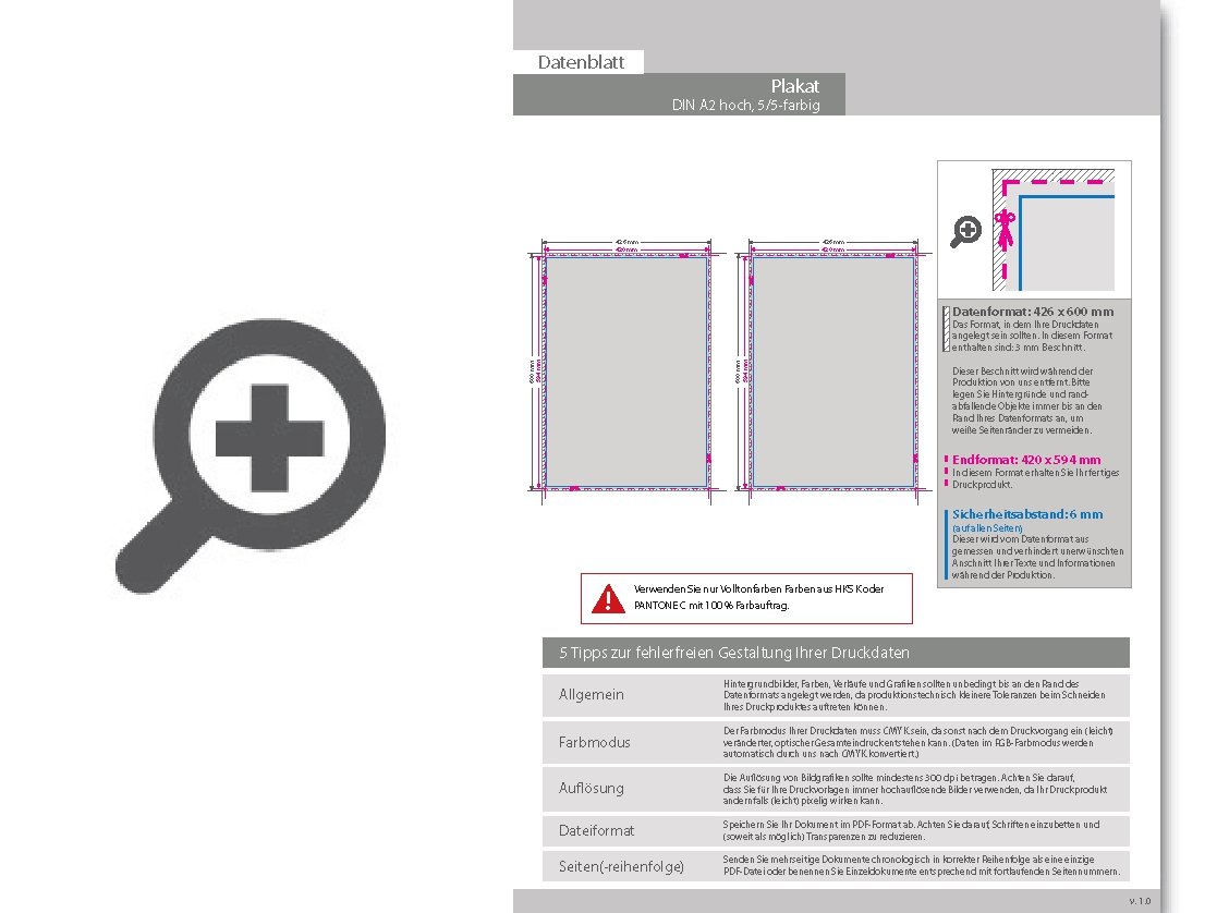 Product Bild plakat_din_a2_hoch_(420_x_594_mm)_beidseitig_5_5-farbig_bedruckt_(cmyk_4-farbig_+_1_sonderfarbe_hks_oder_pantone)