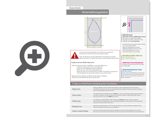 Product Bild veranstaltungsplakat_auf_hohlkammerplatte_in_blatt-form_konturgefr__st___einseitig_4_0-farbig_bedruckt